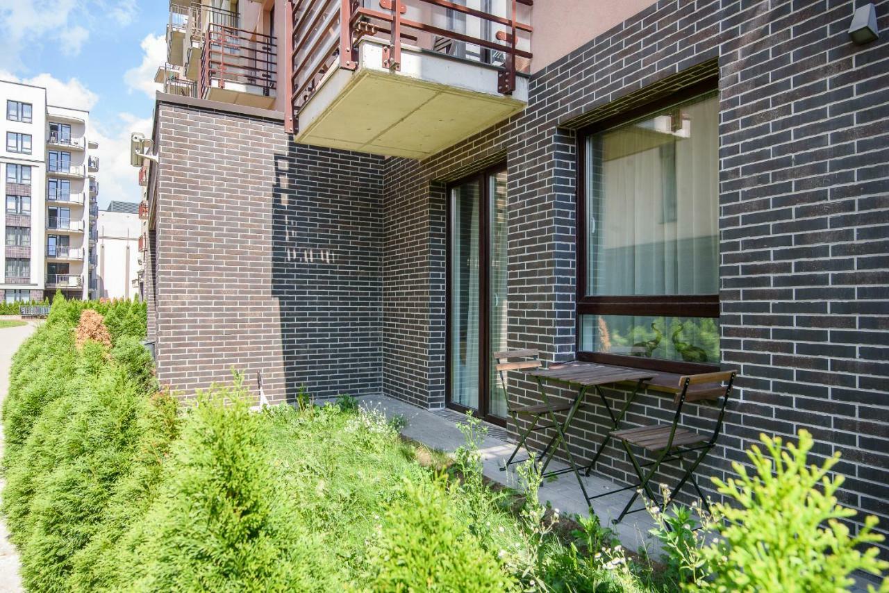 #Stayhere - Comfy & Stylish Studio With Green Patio Close To Old Town VNO Eksteriør billede
