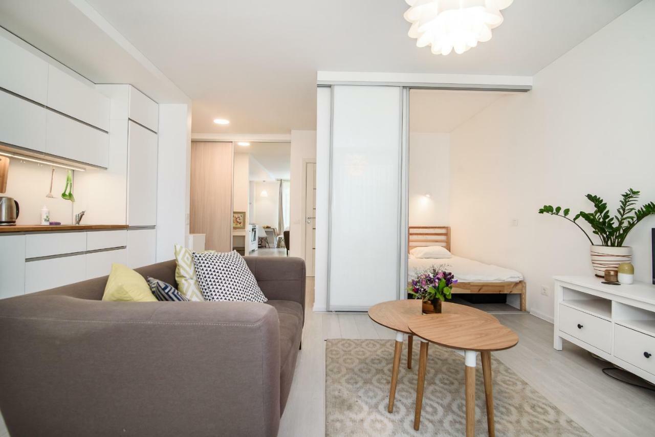 #Stayhere - Comfy & Stylish Studio With Green Patio Close To Old Town VNO Eksteriør billede