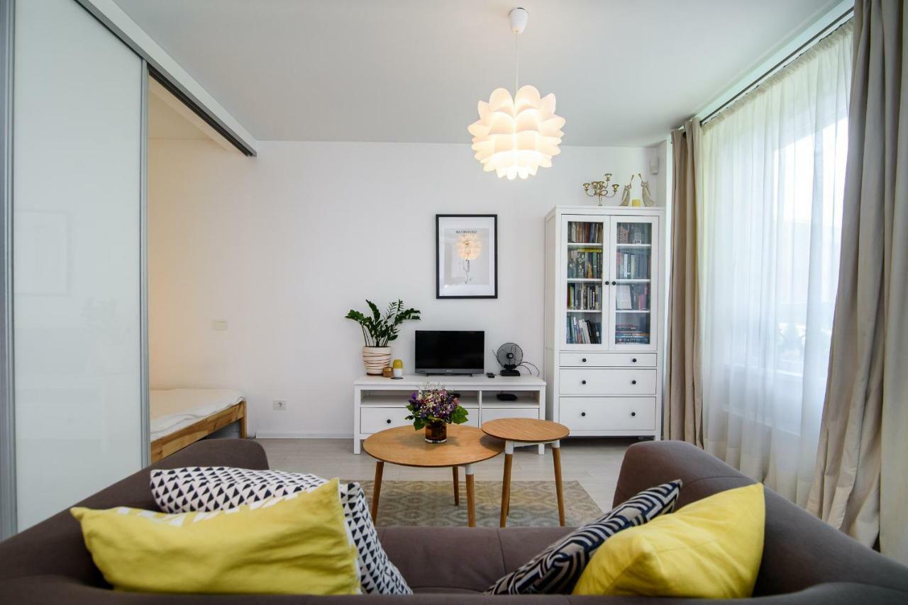 #Stayhere - Comfy & Stylish Studio With Green Patio Close To Old Town VNO Eksteriør billede