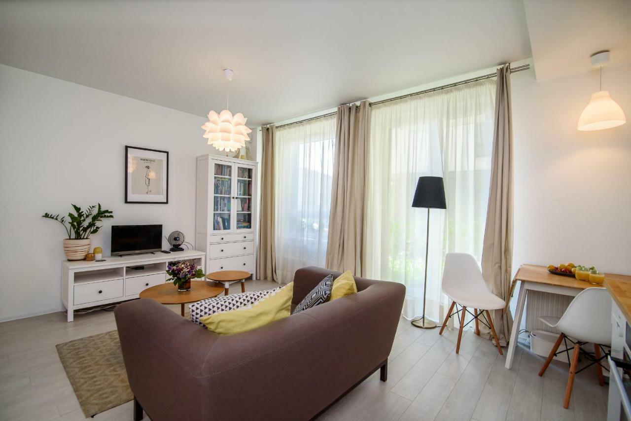 #Stayhere - Comfy & Stylish Studio With Green Patio Close To Old Town VNO Eksteriør billede