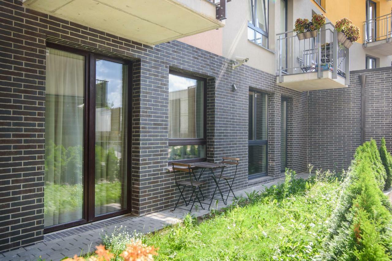 #Stayhere - Comfy & Stylish Studio With Green Patio Close To Old Town VNO Eksteriør billede